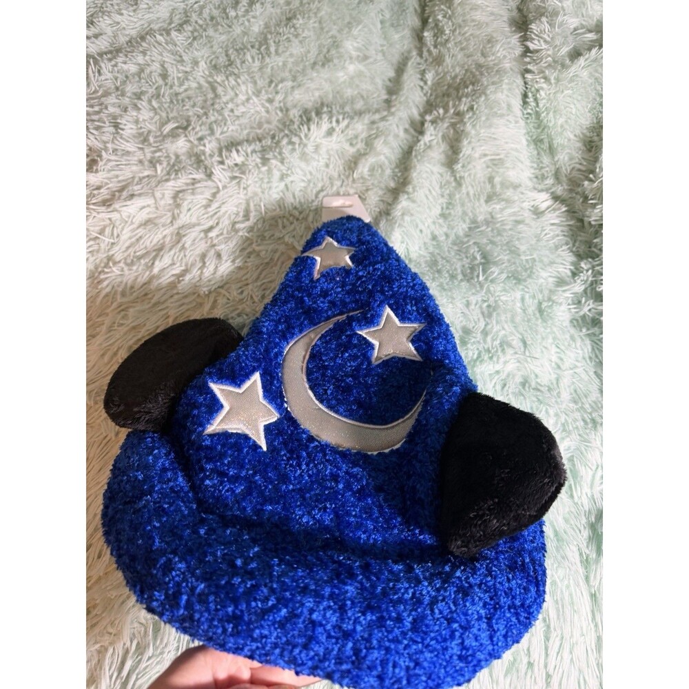 Disney Parks Mickey Mouse Blue Fantasia Sorcerer's Wizard Hat Ears New